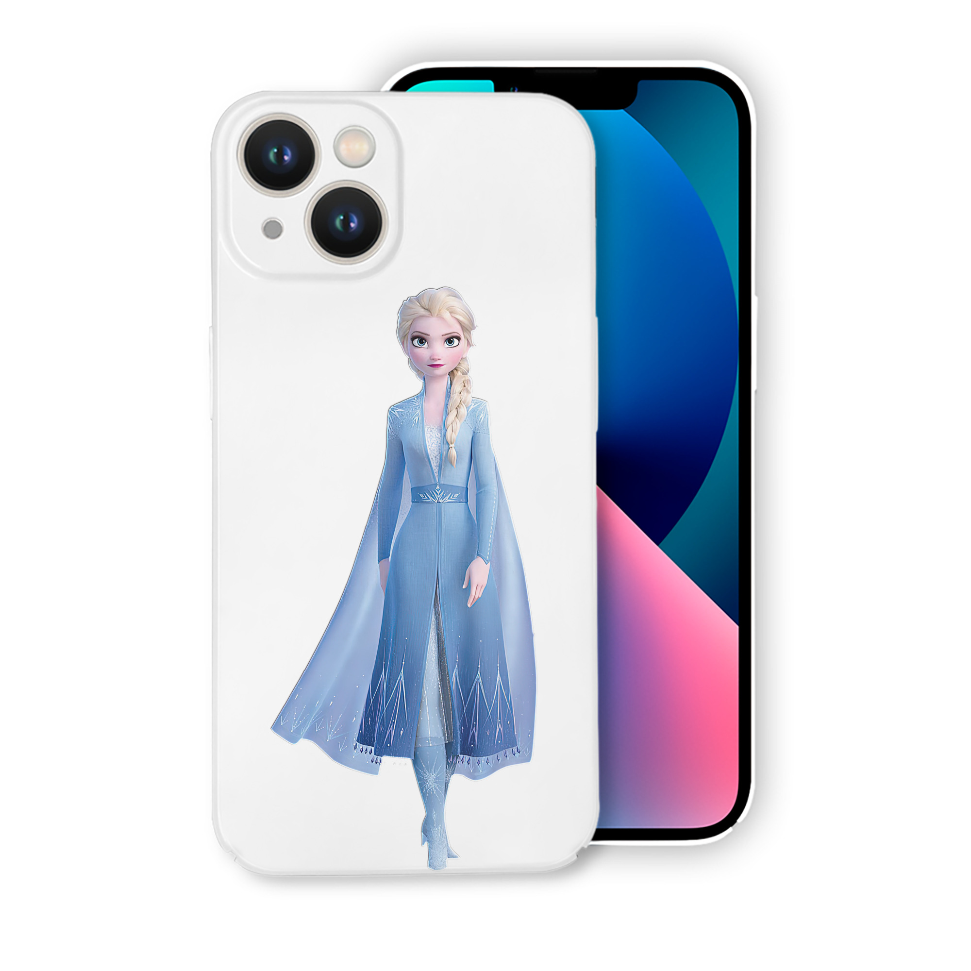（画像用） アナと雪の女王 アンナ エルサ Frozen Anna Elsa 【iPhone 14シリーズ対応】ハードケース